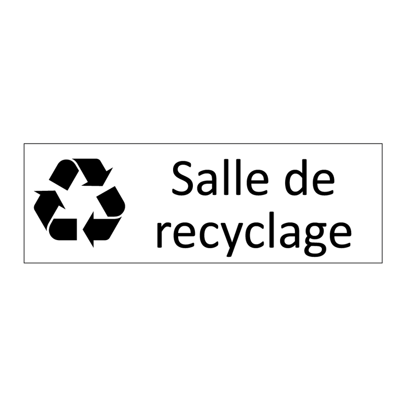 Salle de recyclage
