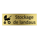 Stockage de landaus