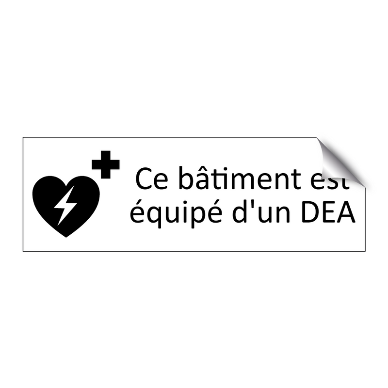 Ce bâtiment est équipé d'un DEA