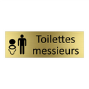 Toilettes messieurs