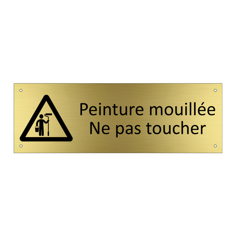 Peinture mouillée Ne pas toucher