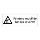 Peinture mouillée Ne pas toucher