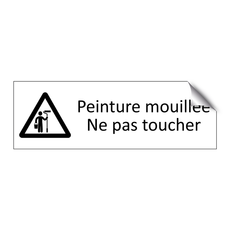 Peinture mouillée Ne pas toucher