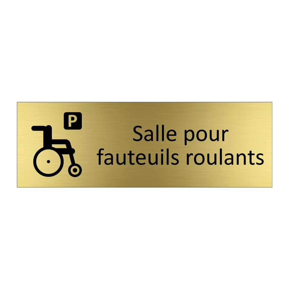 Salle pour fauteuils roulants