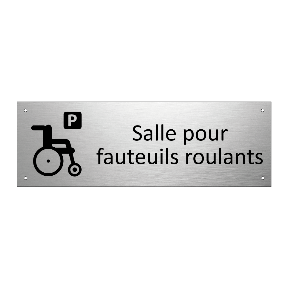 Salle pour fauteuils roulants
