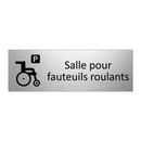 Salle pour fauteuils roulants