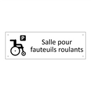 Salle pour fauteuils roulants