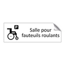 Salle pour fauteuils roulants