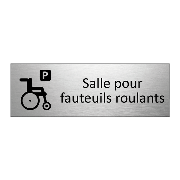 Salle pour fauteuils roulants