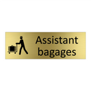 Assistant bagages