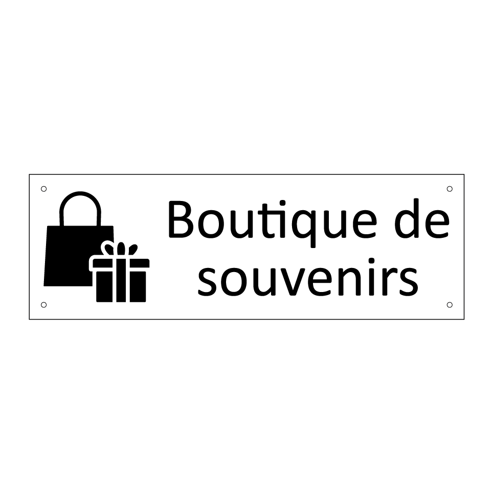 Boutique de souvenirs