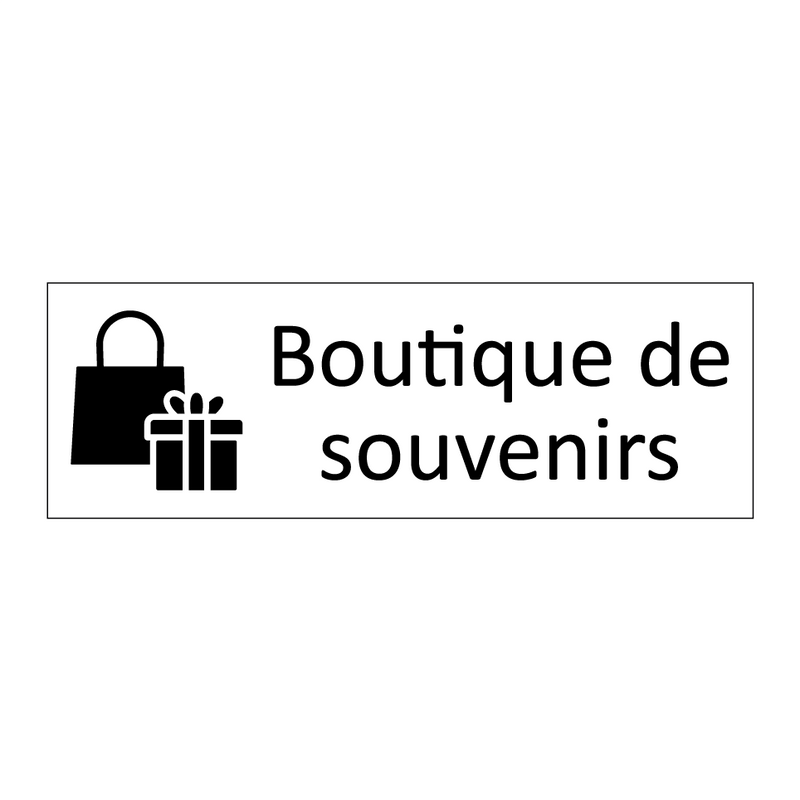 Boutique de souvenirs