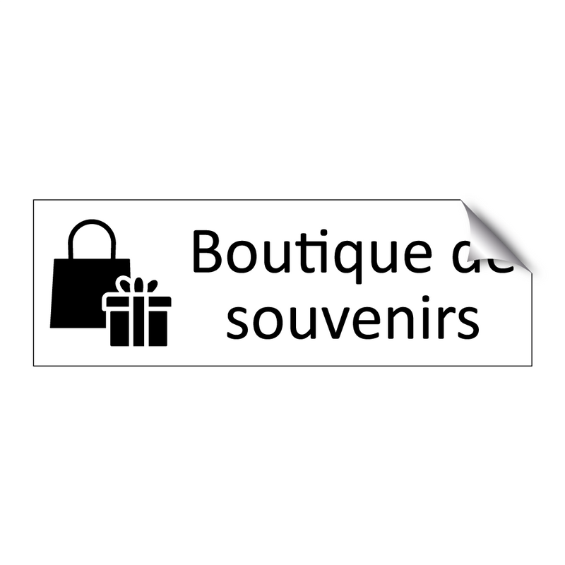 Boutique de souvenirs