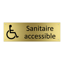 Sanitaire accessible