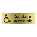 Sanitaire accessible