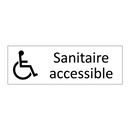 Sanitaire accessible