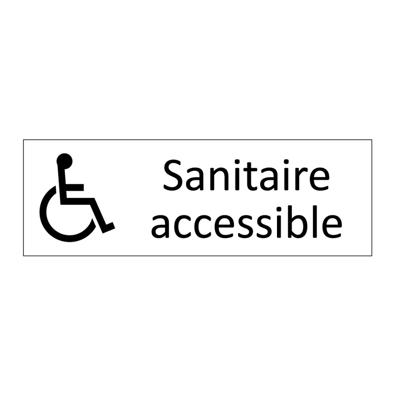 Sanitaire accessible