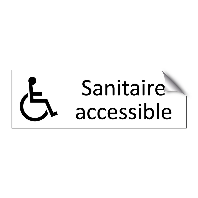 Sanitaire accessible