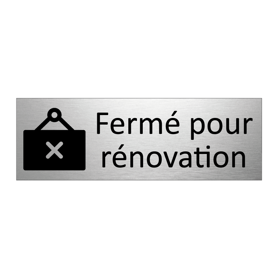 Fermé pour rénovation