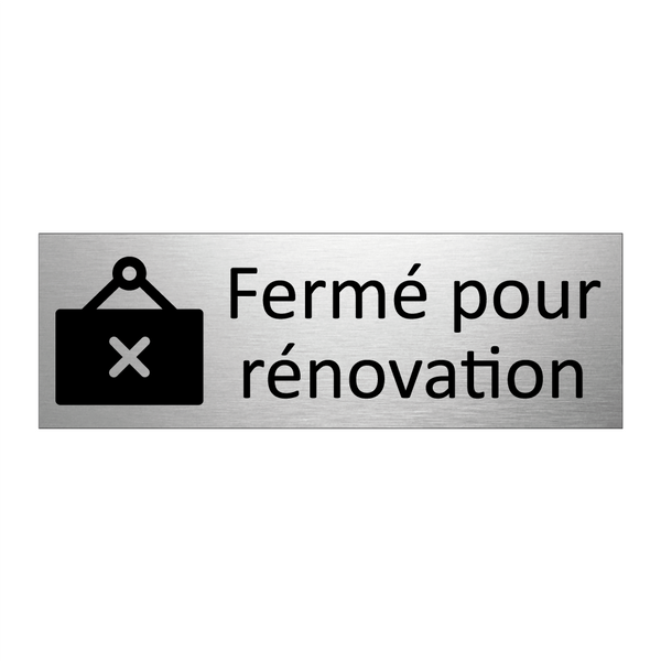 Fermé pour rénovation