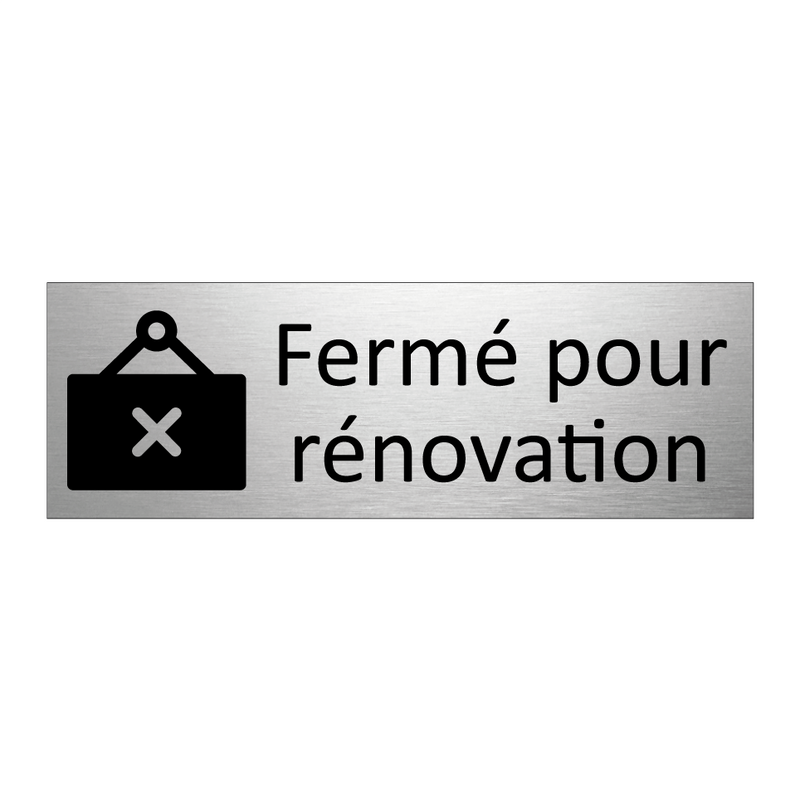 Fermé pour rénovation