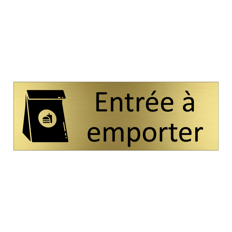Entrée à emporter