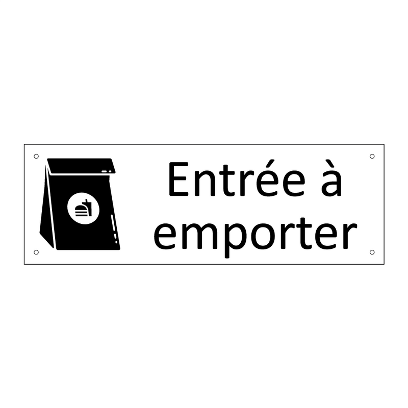 Entrée à emporter