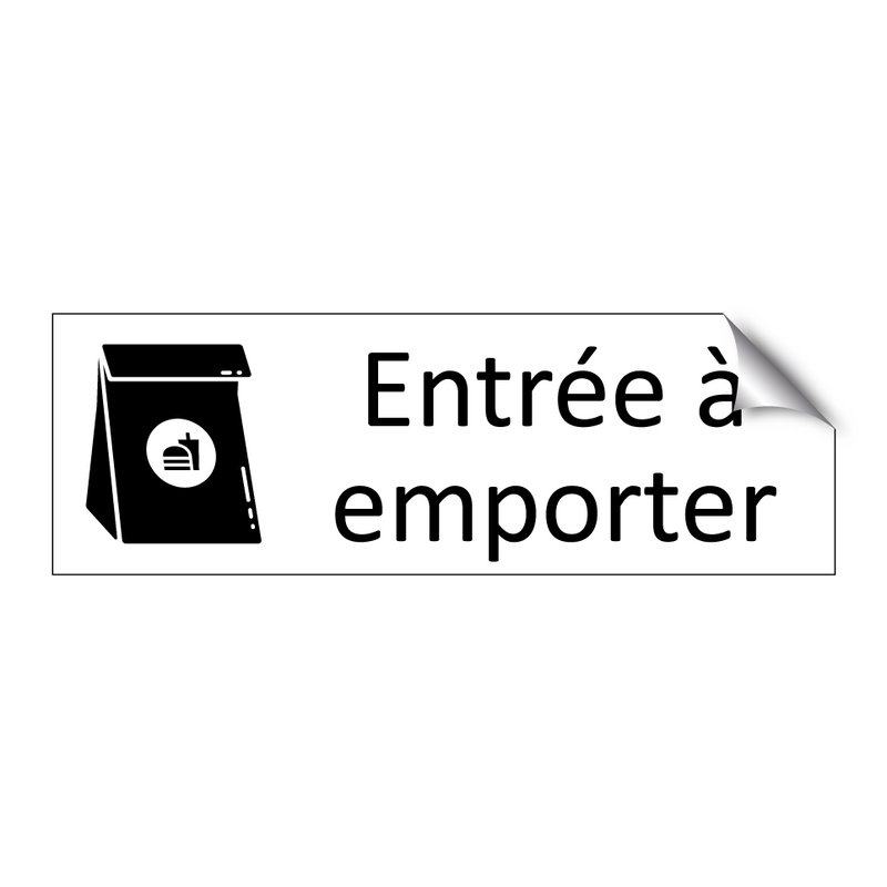Entrée à emporter