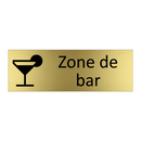 Zone de bar