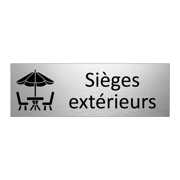 Sièges extérieurs