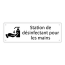 Station de désinfectant pour les mains