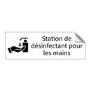 Station de désinfectant pour les mains