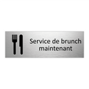 Service de brunch maintenant