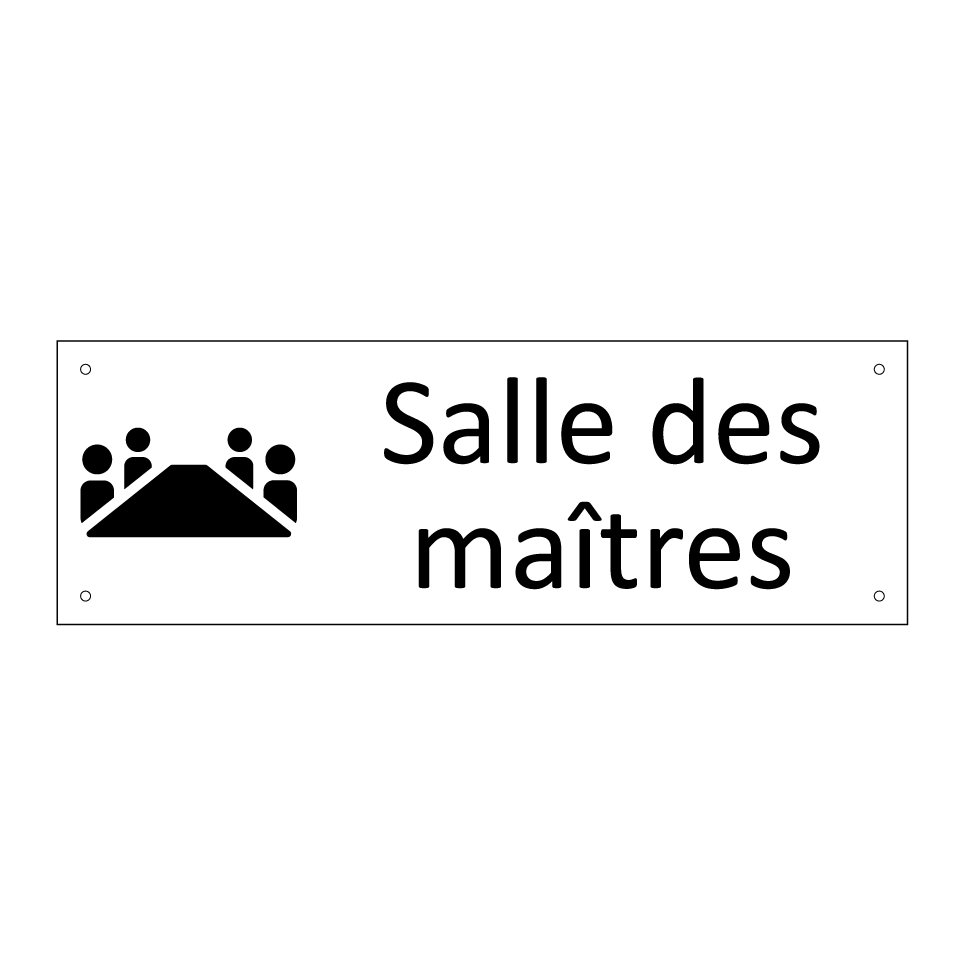 Salle des maîtres