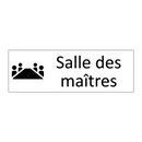 Salle des maîtres