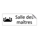 Salle des maîtres
