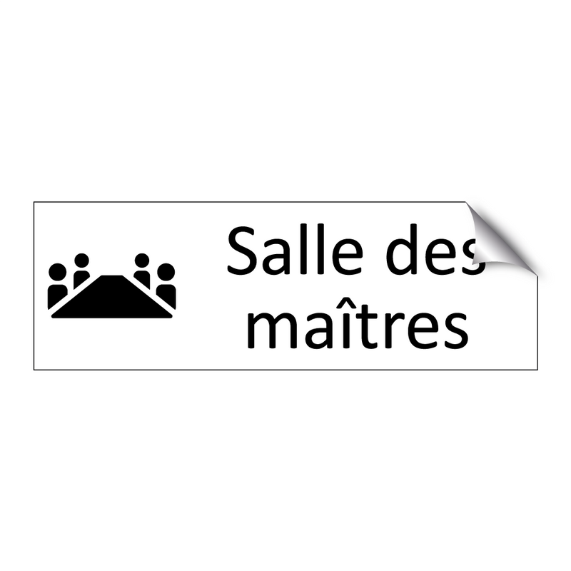 Salle des maîtres