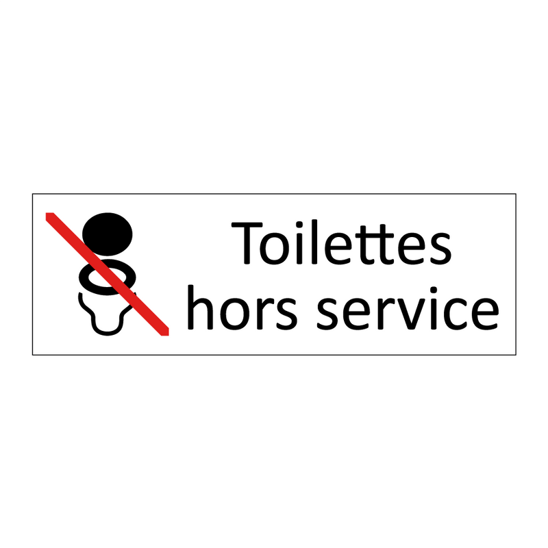 Toilettes Hors Service Panneau SignOnline FR I2776 toilettes-hors-service-panneau-signonline-fr-i2776