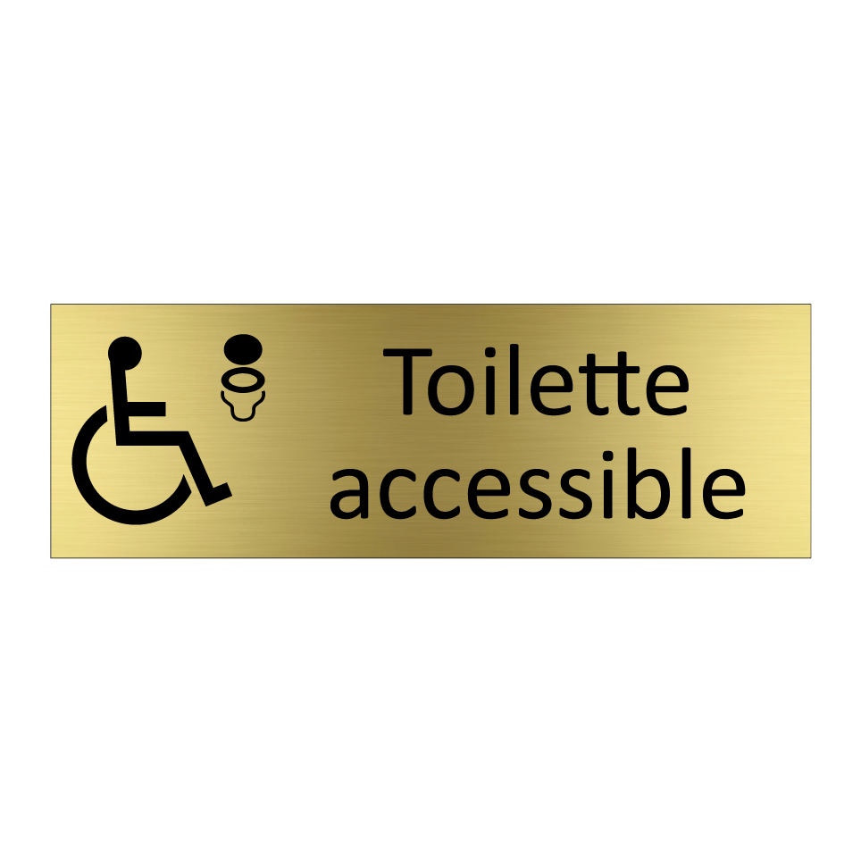Toilette accessible