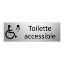Toilette accessible