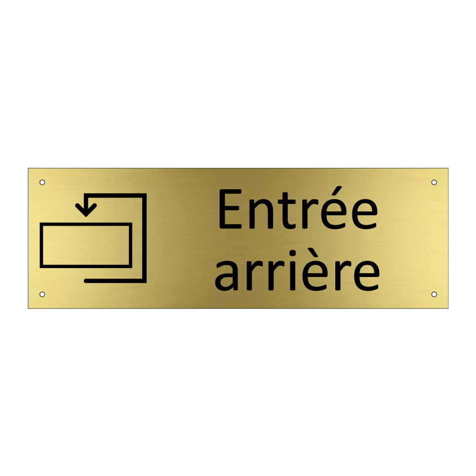 Entrée arrière