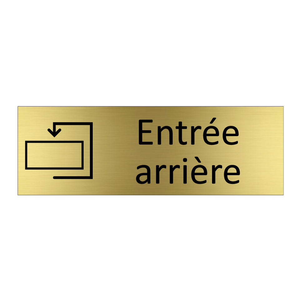 Entrée arrière