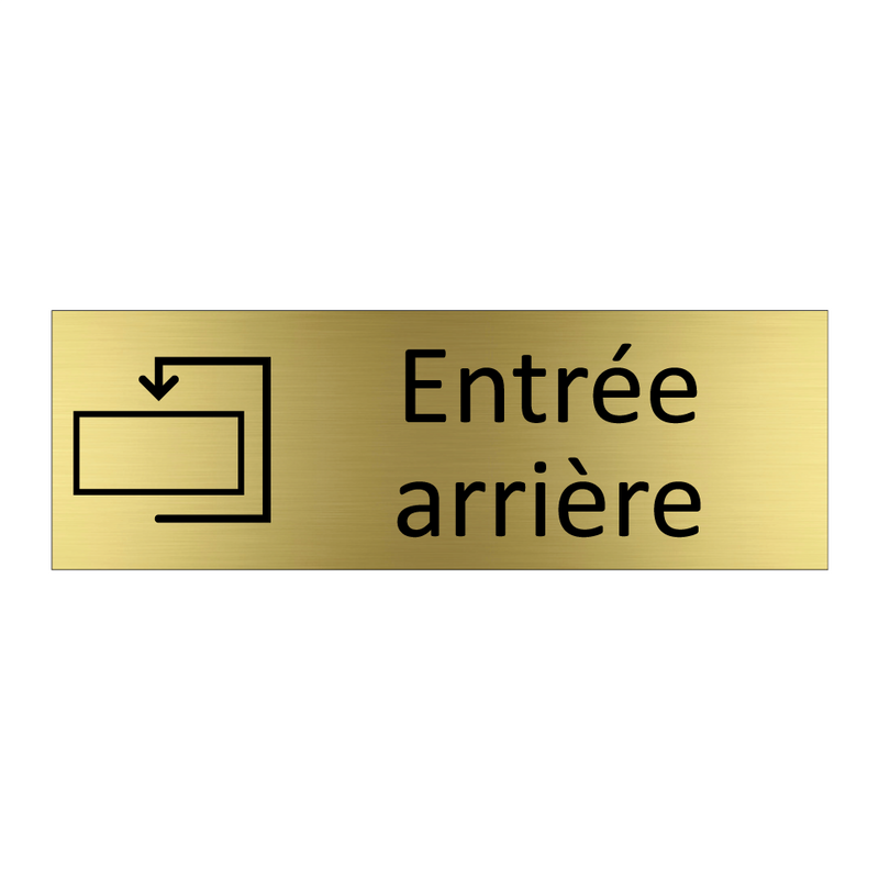 Entrée arrière
