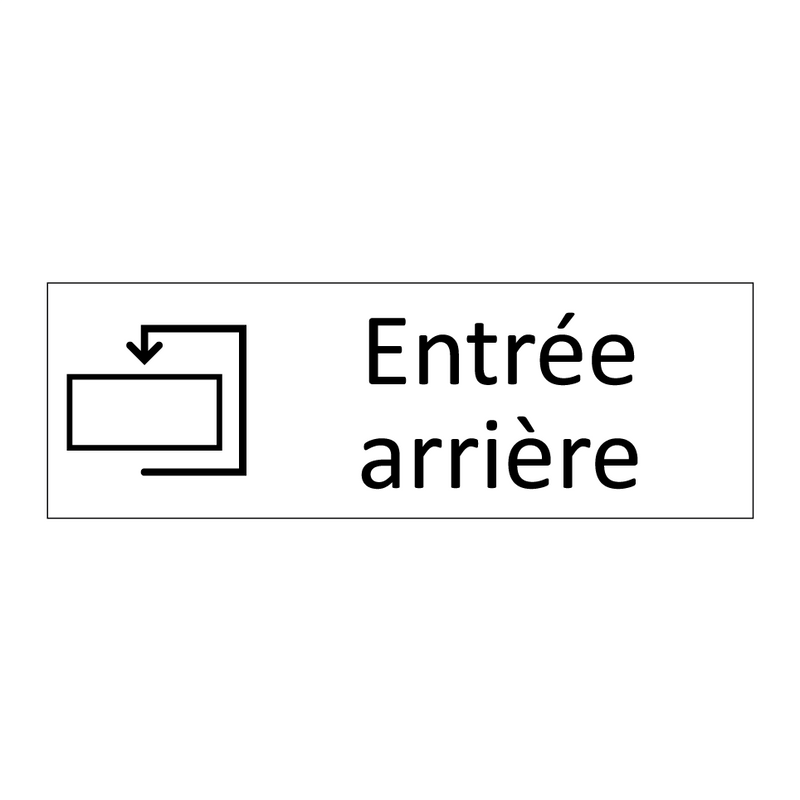 Entrée arrière