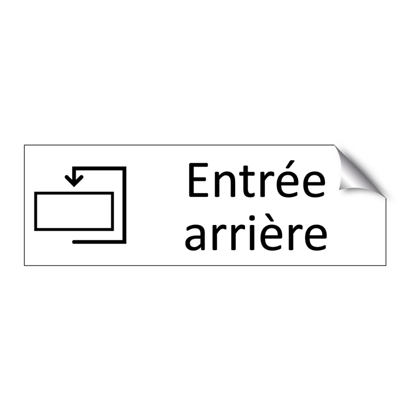 Entrée arrière