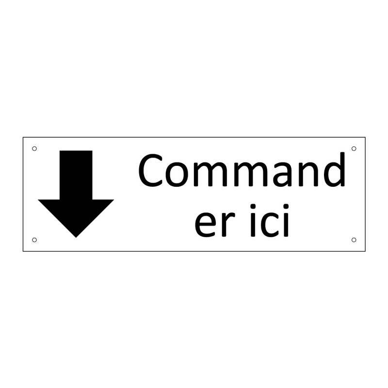 Commander ici