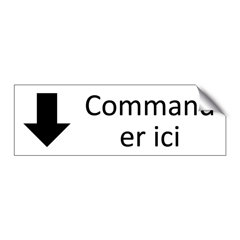 Commander ici