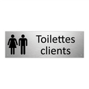 Toilettes clients