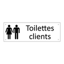 Toilettes clients