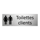 Toilettes clients